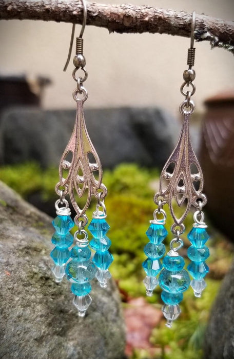 Blue Fairy earrings