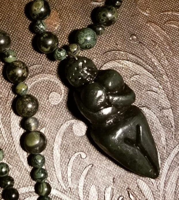 Talisman Goddess necklace with Kambaba jasper