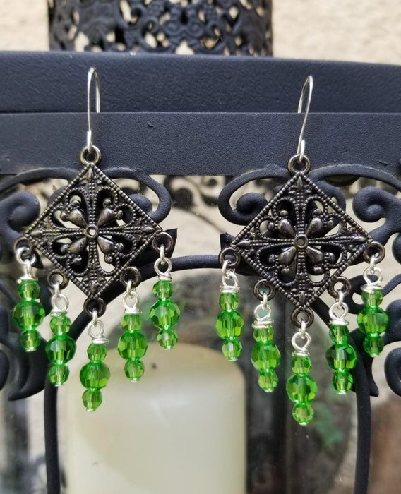 Night Garden earrings